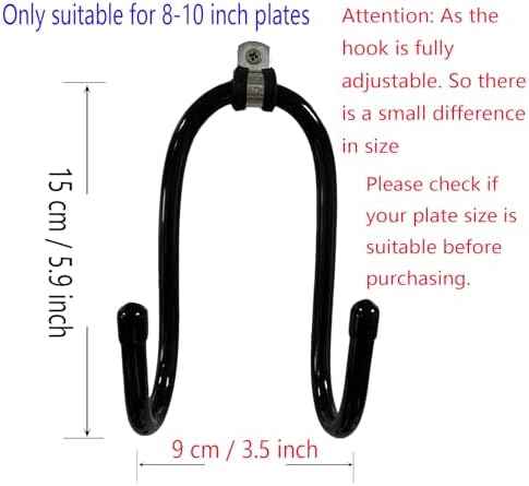 Wall Mount Metal Display Stand for 8-10 Inch Plates