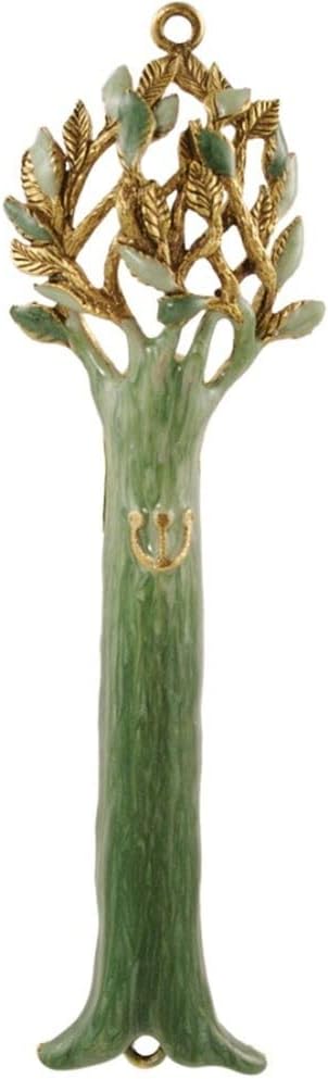 QUEST Tree Seasons Mezuzah Green