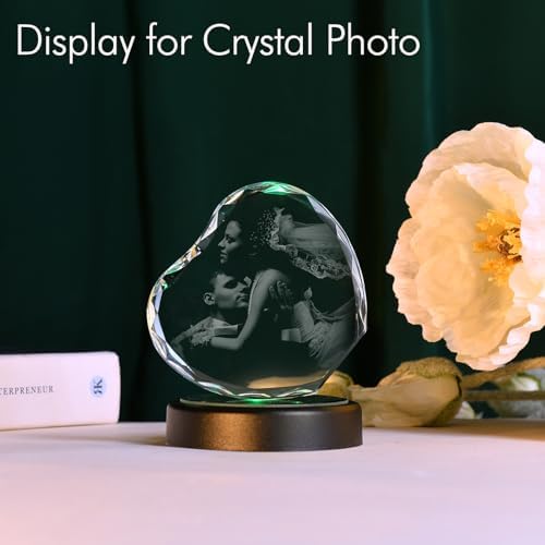 IFOLAINA Multicolor LED Light Base Display Stand Pedestal