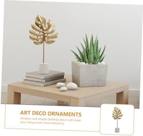 Wakauto Light Luxury Iron Monstera Leaf Decor