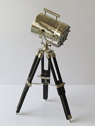 NauticalMart German Style Desktop Search Light with Tripod Stand 1