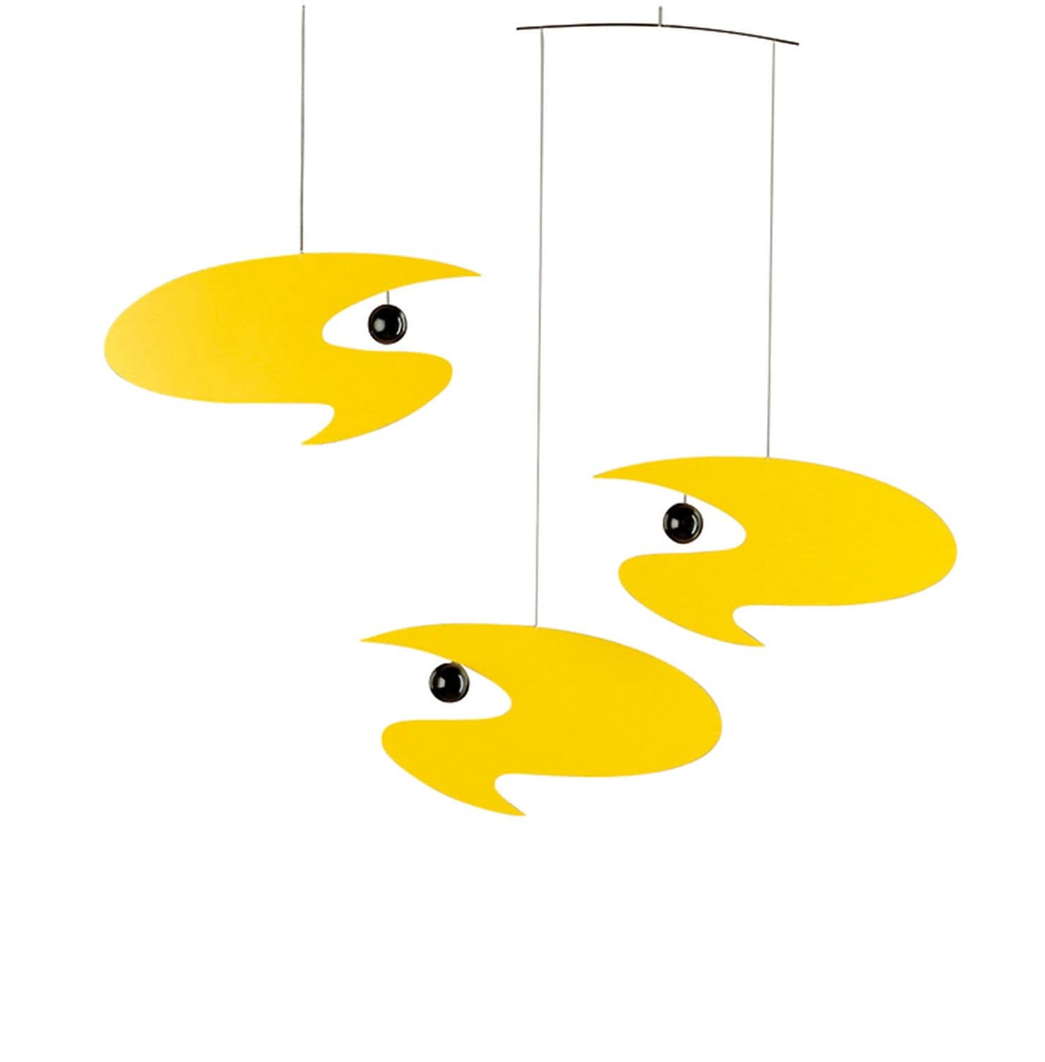 Flensted Mobiles Stella Nova Yellow 18 Inch Hanging Mobile