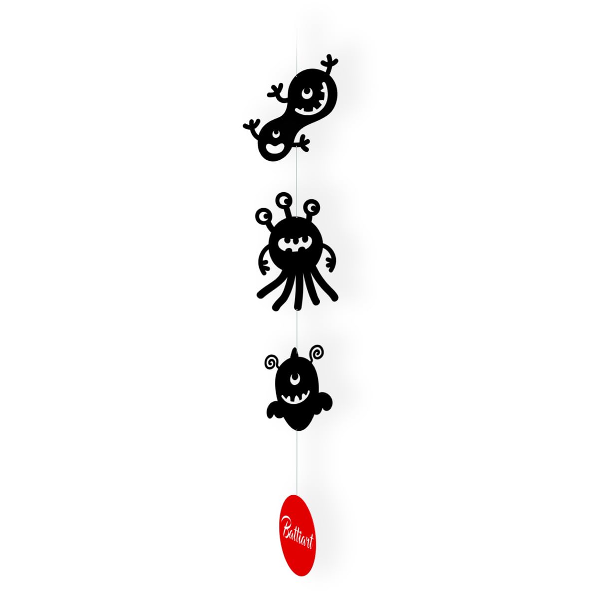 Adorable Monster Hanging Mobile for Kids Room Decor