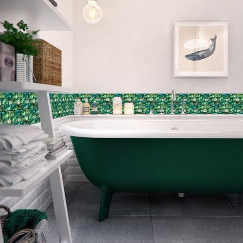 TUOKING 24-Pack Waterproof PVC Wall Stickers for Kitchen and Bathroom