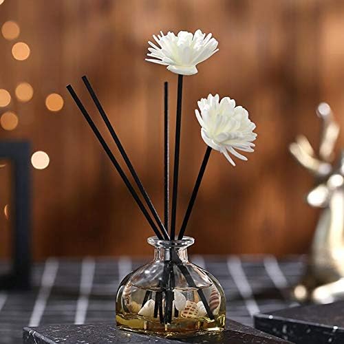 VANTOBEST 1Pcs Transparent Square Glass Diffuser Bottle 50ml