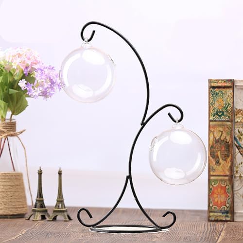 Kingrol 8 Pack Hanging Ornament Stands with Hooks