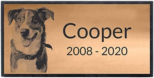 Bronze and Granite Memorial Headstone for Family and Pets