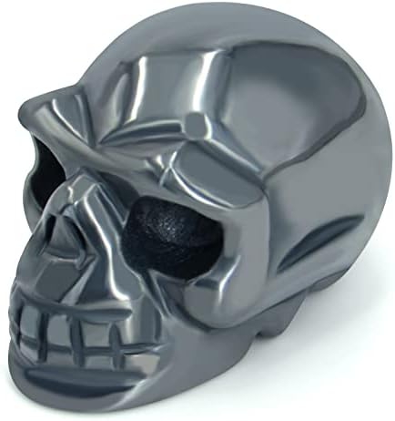 Skull Head Crystal Decoration - Halloween Statue 20 Inch Hand Carved