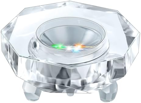 IFOLAINA Crystal LED Light Base Multicolor Display Pedestal