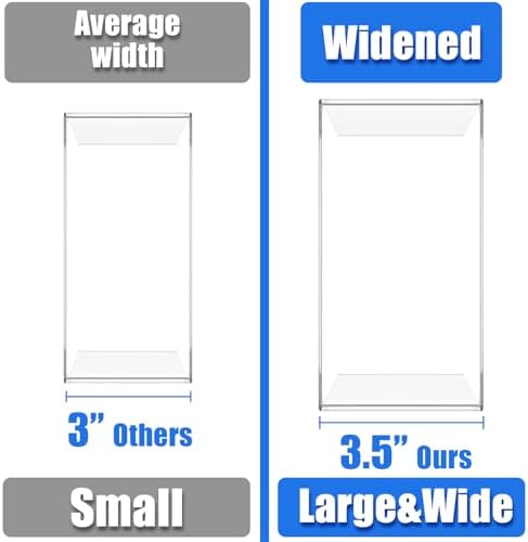 Albumgit Acrylic Display Risers 8 Pack for Collectibles Decoration Organizer