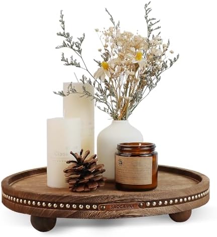 Wooden Decorative Round Tray 1181 Inch Home Decor