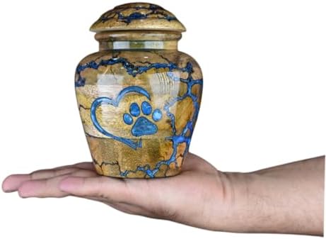 Merit Wooden Craft Cremation Urn for Pet Ashes Large 200 lbs