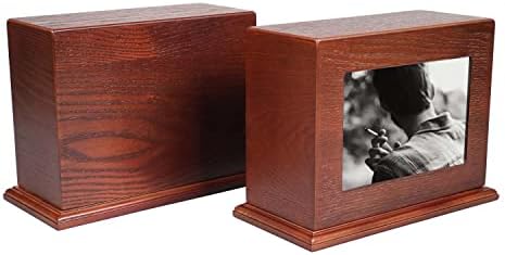 Premium Wooden Cremation Urn for Ashes Dignified Design