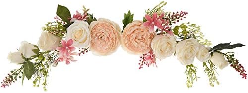 Lvydec Artificial Peony Flower Swag 25 Inch Decorative