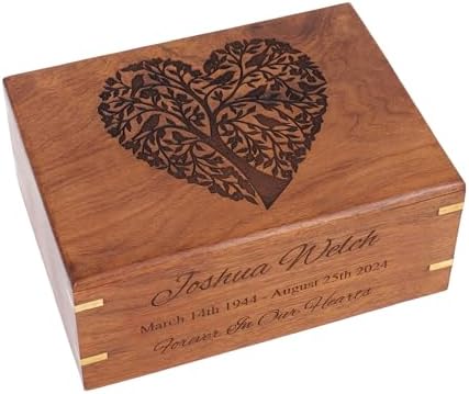 Custom Heart Urn for Human Ashes - 170 lbs Capacity