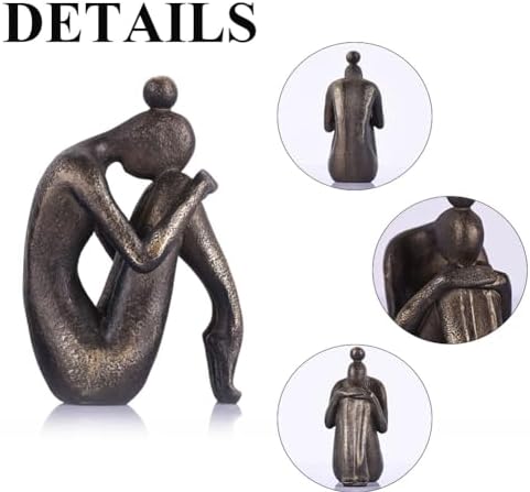 Brown Resin Decorative Bookends for Shelves