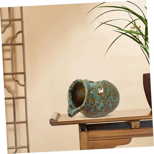 Vintage Ceramic Waterfall Jar for Aquarium and Garden Decor