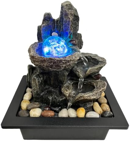 Feng Shui Crystal Glass Ball 5cm for Tabletop Fountain