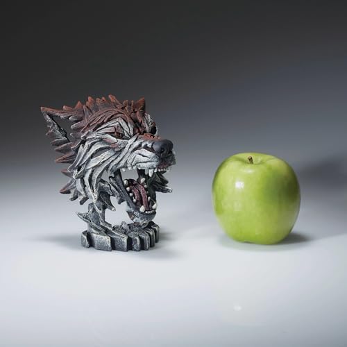 Enesco Edge Sculpture Wolf Baring Teeth Miniature Figurine 492 Inch