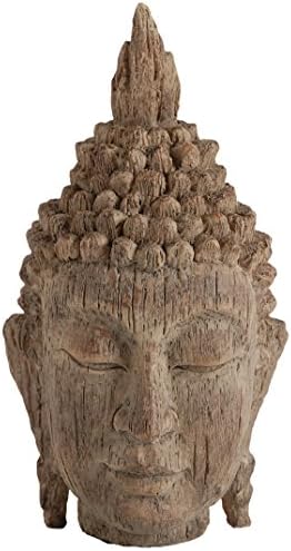AB Home Buddha Head Sculpture 65x63x12 Inch
