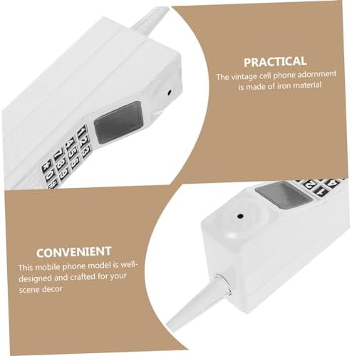 PRETYZOOM Retro Decorative Mobile Phone Model