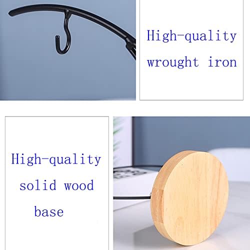Iron Display Stand for Christmas Glass Globes C Shape 1 Pcs