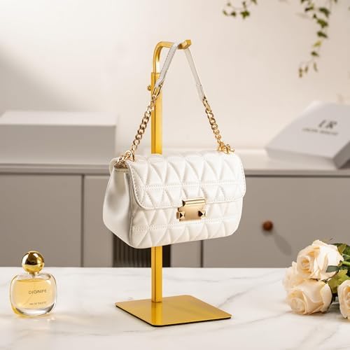 2 Pack Purse Holder Display Stand Gold Hanger for Bags Wreaths Headphones