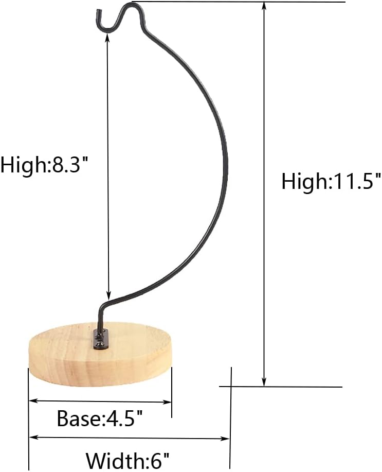 YY YEARCHY Semicircular Display Stand for Air Plants and Decor