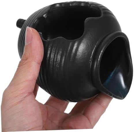 Amosfun Ceramic Fountain Jar Water Circulation Decorative Waterfall Jar for Indoor Outdoor Use