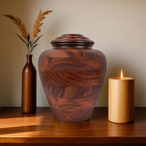 Handcrafted Rosewood Cremation Urn 200 Cubic Inches