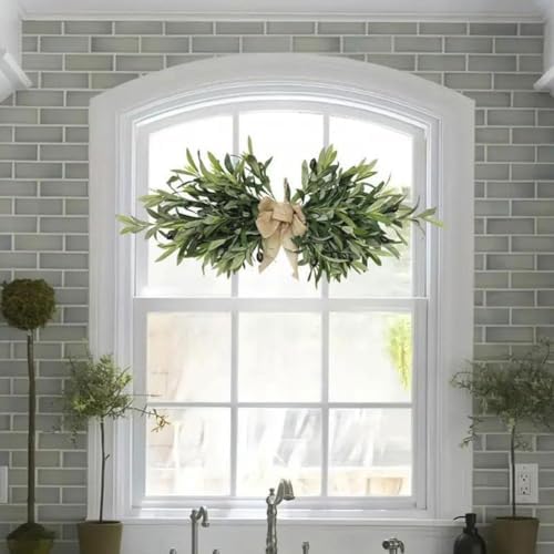 24 Inch Artificial Olive Flower Swag Decor 1