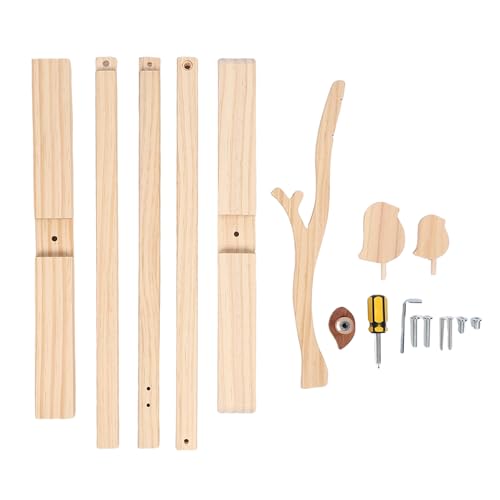 Wooden Crib Mobile Stand with Anti Tip Design for Baby Nursery