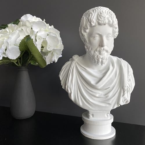 Handmade M Aurelius Statue Bust 10 Inches Roman Emperor Sculpture