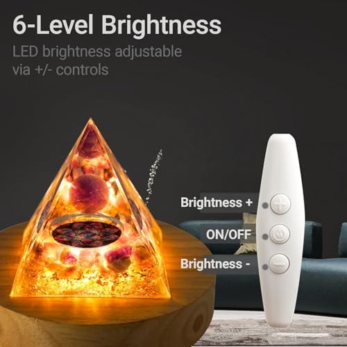 Wood LED Light Stand for Crystal 3D Glass Art - USB Powered