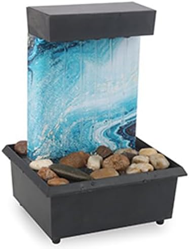 Freiwncr Desk Water Fountain with Pebble Decor