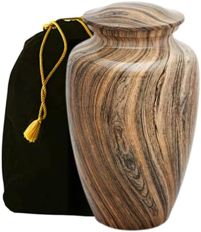 Adult Urn Weathered Woody Aluminum Design