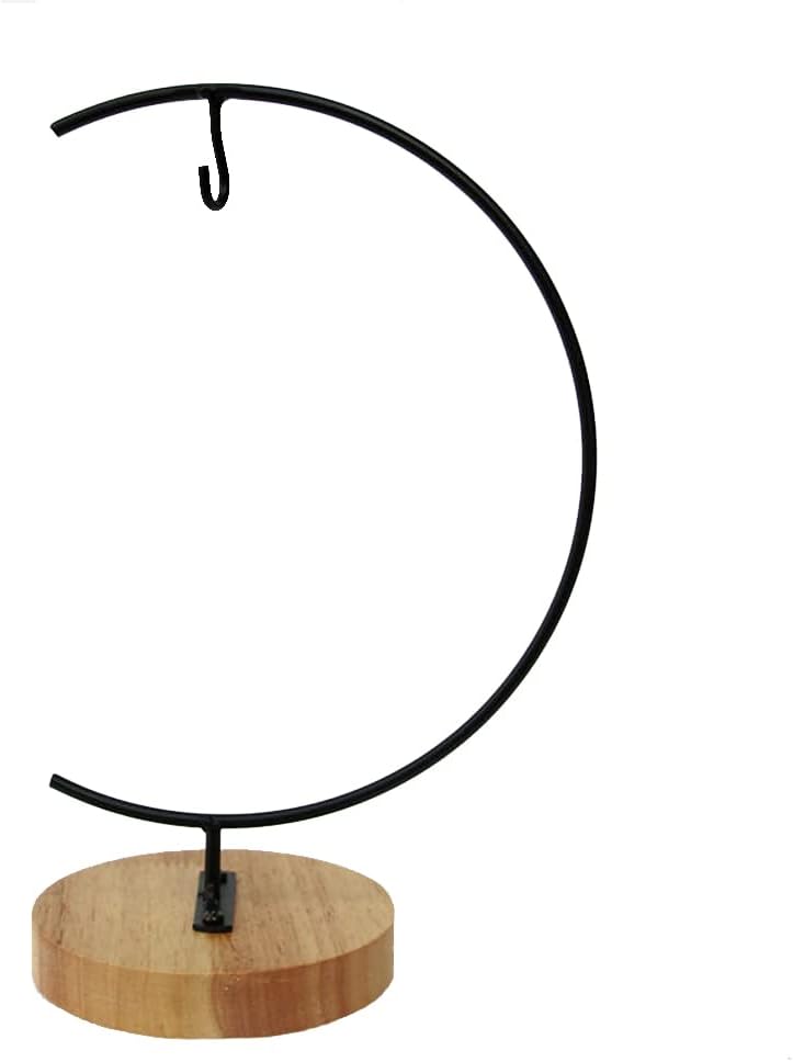 Iron Display Stand for Christmas Glass Globes C Shape 1 Pcs