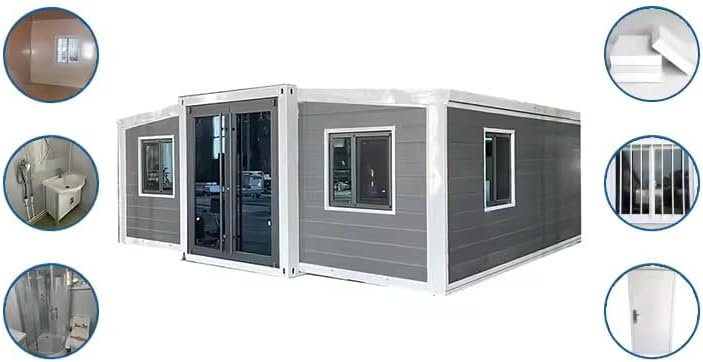 Portable Expandable Plastic Prefab House for Commercial Use