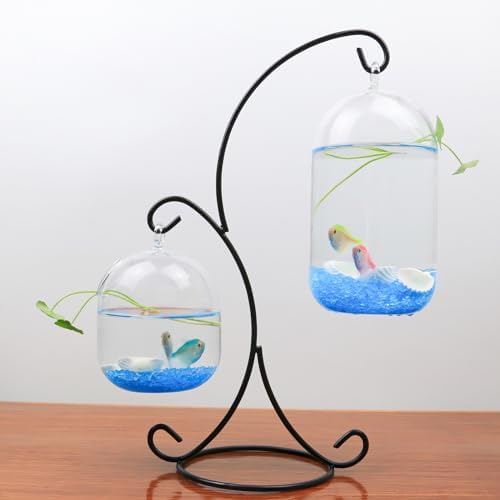 Kingrol 8 Pack Hanging Ornament Stands with Hooks