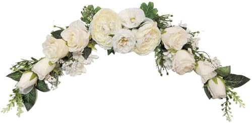 Arch Flowers Artificial Floral Swag 23 Inch Ivory