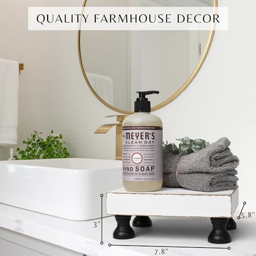 KIBAGA Decorative Wood Riser for Farmhouse Style