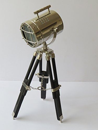 NauticalMart German Style Desktop Search Light with Tripod Stand 1