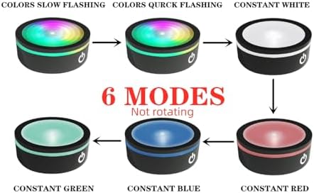 EUSTUMA LED Light Base Non-Slip Display Stand in Multiple Colors