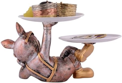 Cute Cool Dog Statue for Home Decor - Resin Sculpture