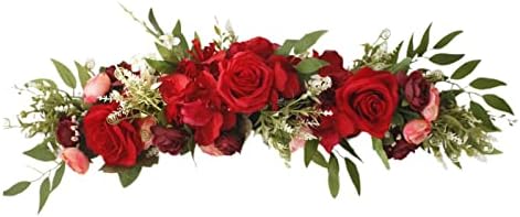 BFYDOAA Artificial Wedding Arch Flowers Swag