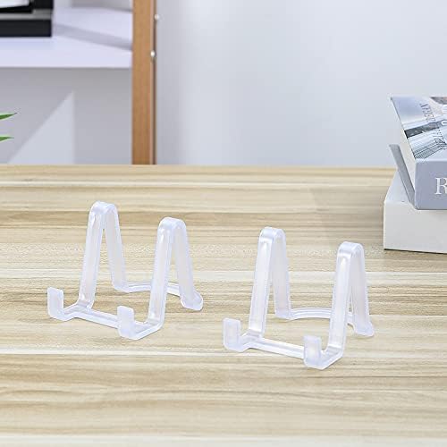Artliving Plate Display Stands Easel Holder 6-Pack Clear