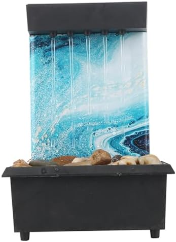 Freiwncr Desk Water Fountain with Pebble Decor