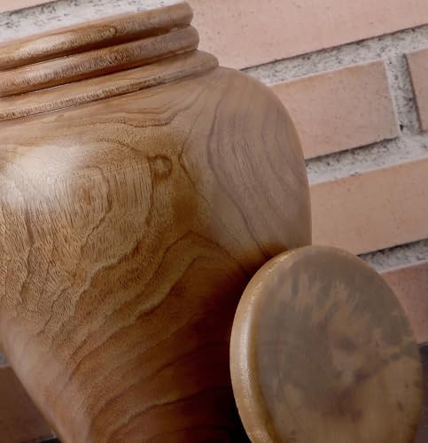 Wooden Cremation Urn for Human Ashes Handcrafted