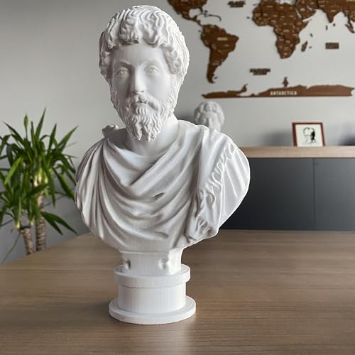 Handmade M Aurelius Statue Bust 10 Inches Roman Emperor Sculpture
