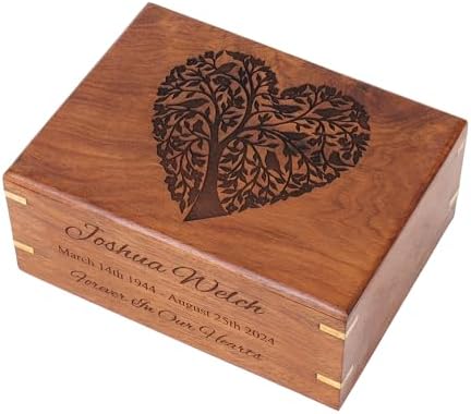 Custom Heart Urn for Human Ashes - 170 lbs Capacity